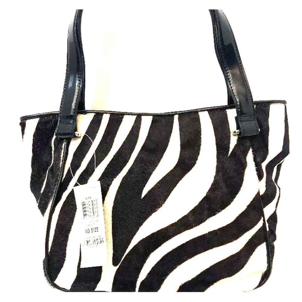 Alfani for Macy’s zebra print handbag